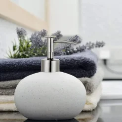 EROGATORE DOSA SAPONE LIQUIDO DISPENSER POMPA RICAMBIO ARGENTO UNIVERSALE 79817