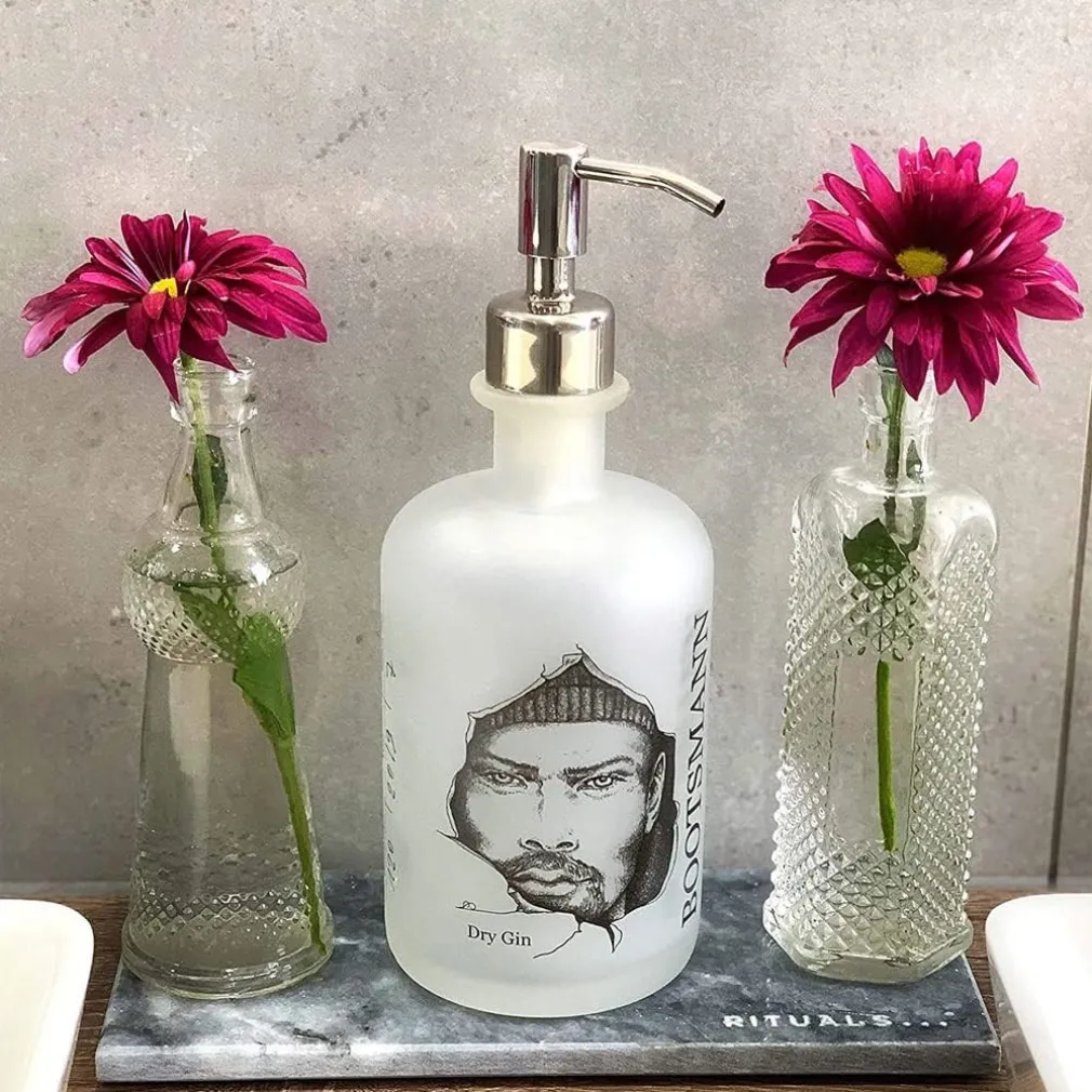 EROGATORE DOSA SAPONE LIQUIDO DISPENSER POMPA RICAMBIO ARGENTO UNIVERSALE 79817