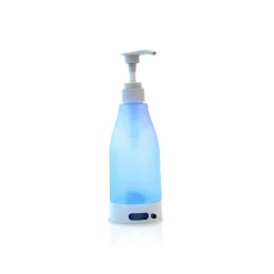 EROGATORE SAPONE BOTTIGLIA MANI SOAP BRITE SENSORE DISPENSER NOTTURNA LED LUCE
