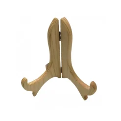 ESPOSITORE 14CM 6'' LEGNO CHIARO SUPPORTO PIEGHEVOLE CAVALLETTO TAVOLO GANCIO