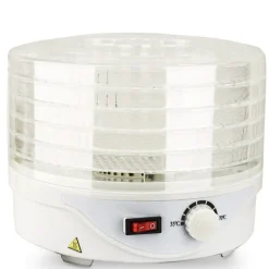ESSICCATORE DISIDRATATORE 250W FRUTTA FUNGHI ERBE ESSICCATOIO 5 SETACCI