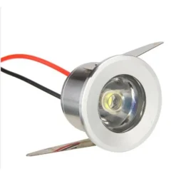 FARETTO A LED DA 1W PUNTO LUCE AD INCASSO BIANCO CALDO FREDDO 220V SET DA 10PZ