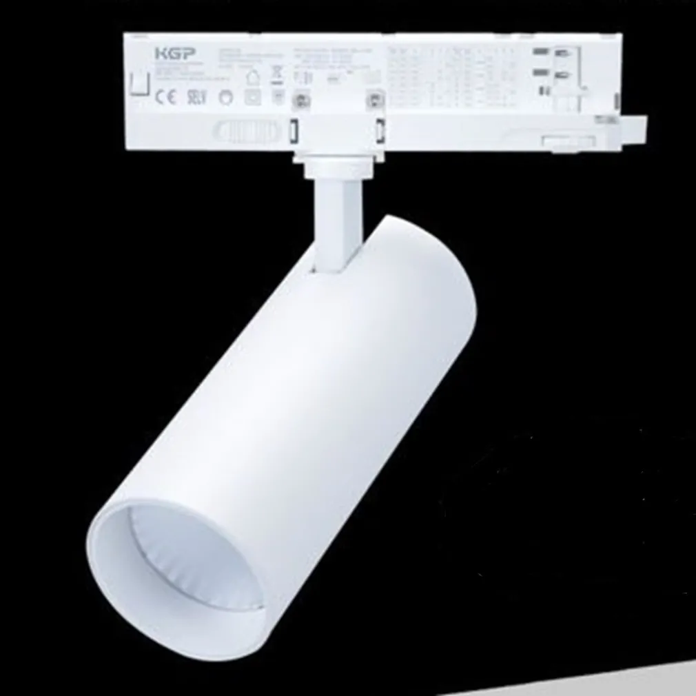 FARETTO A LED PER PISTA BINARIO TRIFASE 30 W CCT LUCE 300K-4000K-5000K IP20 GD23K-3C