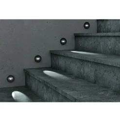 FARETTO AD INCASSO SEGNAPASSO A LED 1W 220V LUCE FREDDA CALDA PUNTO LUCE SCALE