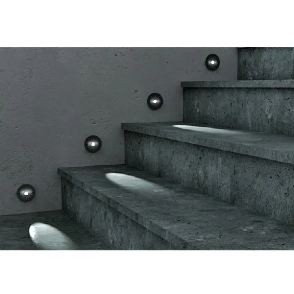 FARETTO AD INCASSO SEGNAPASSO A LED 1W 220V LUCE FREDDA CALDA PUNTO LUCE SCALE