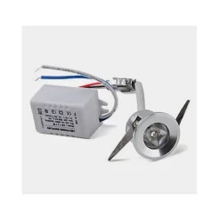 FARETTO AD INCASSO SEGNAPASSO A LED 1W 220V LUCE FREDDA CALDA PUNTO LUCE SCALE