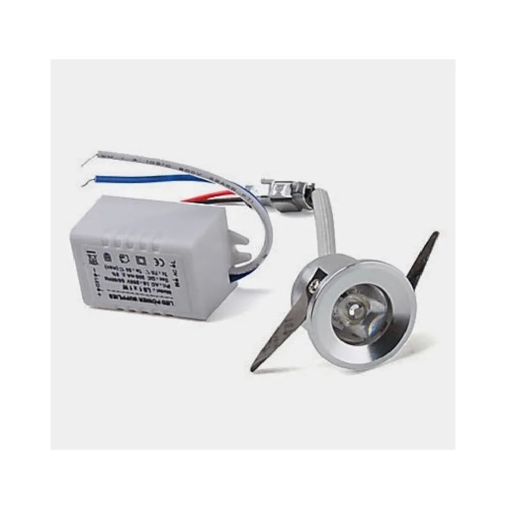 FARETTO AD INCASSO SEGNAPASSO A LED 1W 220V LUCE FREDDA CALDA PUNTO LUCE SCALE