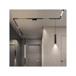 FARETTO BARRA LED 24W MAGNETICO PER BINARIO MONOFASE 48V LUCE 3000K 4000K FR-24W