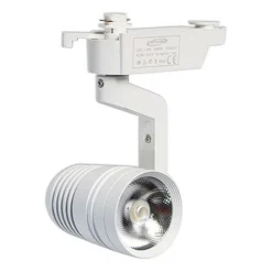 FARETTO BINARIO LED COB 10 WATT BIANCO PER STAFFA LUCE NATURALE FREDDA F-10W8A