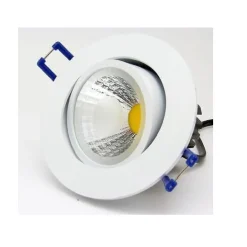 FARETTO DA INCASSO LED COB EPISTAR 3W RIFLETTORE BIANCO FREDDO E BIANCO CALDO