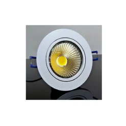 FARETTO DA INCASSO LED COB EPISTAR 3W RIFLETTORE BIANCO FREDDO E BIANCO CALDO