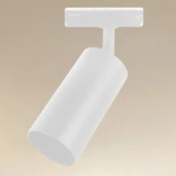 FARETTO FARO A CILINDRO ATTACCO GU10 PER BINARIO TRACK BIANCO IP20 DA INTERNI 00731