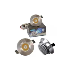 FARETTO FARO A LED DA 1W FINO A 24W A INCASSO CON MOLLA LUCE CALDA FREDDA WISDOM