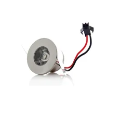 FARETTO INCASSO 1 LED 1W SPOT MINI LUCE BIANCO FREDDO PUNTO LUCE + DRIVER