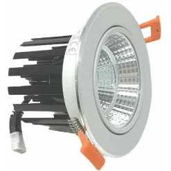 FARETTO INCASSO LED COB 20 W LUCE FREDDA 6500K CALDA 3000K NATURALE 4000K P-120