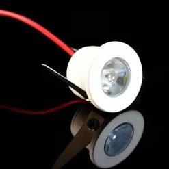 FARETTO INCASSO LED PUNTO LUCE 1W ROTONDO LUCE FREDDA CALDA CIELO STELLATO