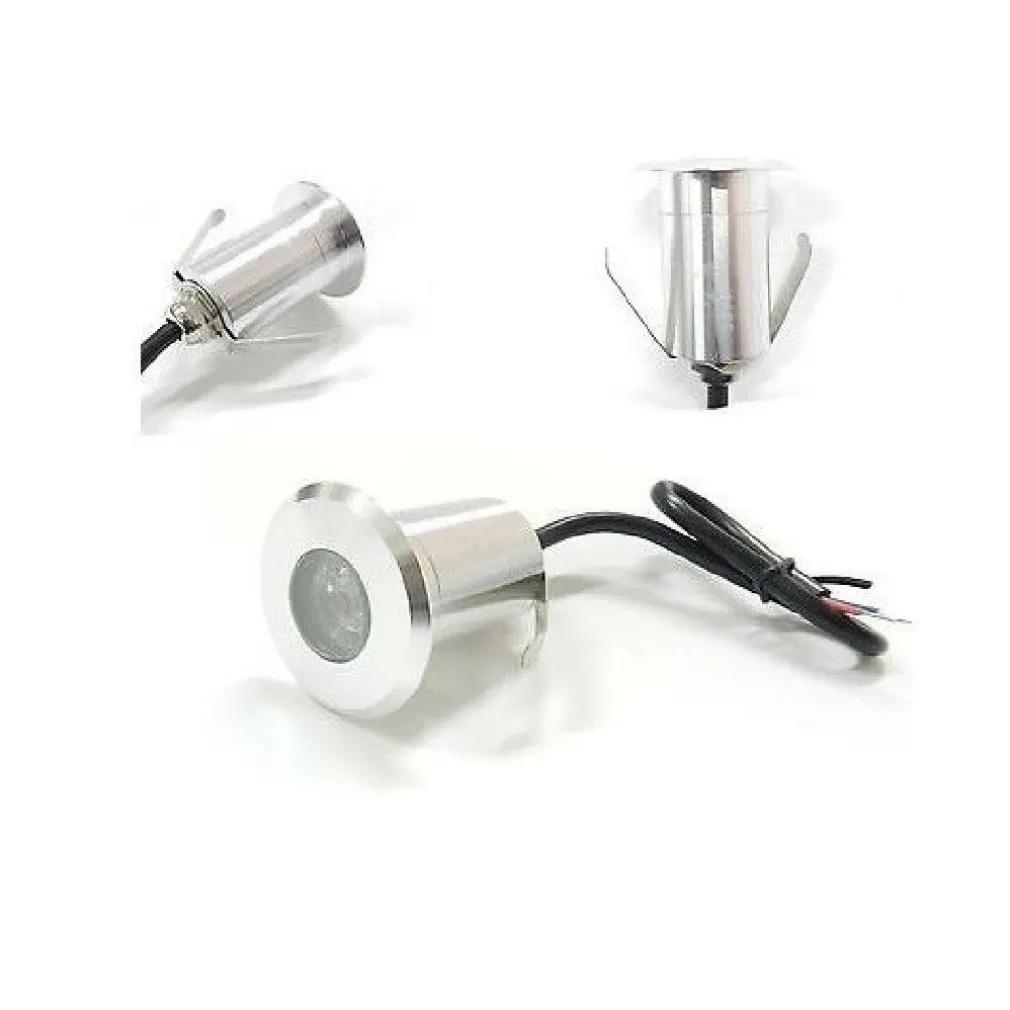 FARETTO INCASSO LUCE FREDDA CALDA LED 3W SEGNAPASSO CALPESTABILE ESTERNO INTERNO