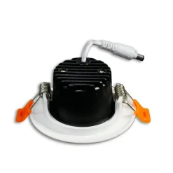 FARETTO INCASSO TONDO LED 6W LUCE FREDDA 6500K CALDA 3000K NATURALE 4000K P-72A