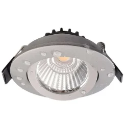 FARETTO INCASSO TONDO SLIM LUCE SOFFITTO BOX DOCCIA LED 8W ORIENTABILE DIMMERABILE