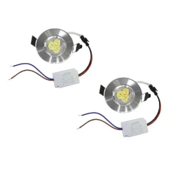 FARETTO INCASSO 3W ORIENTABILE LUCE FREDDA CALDA NATURALE P-55