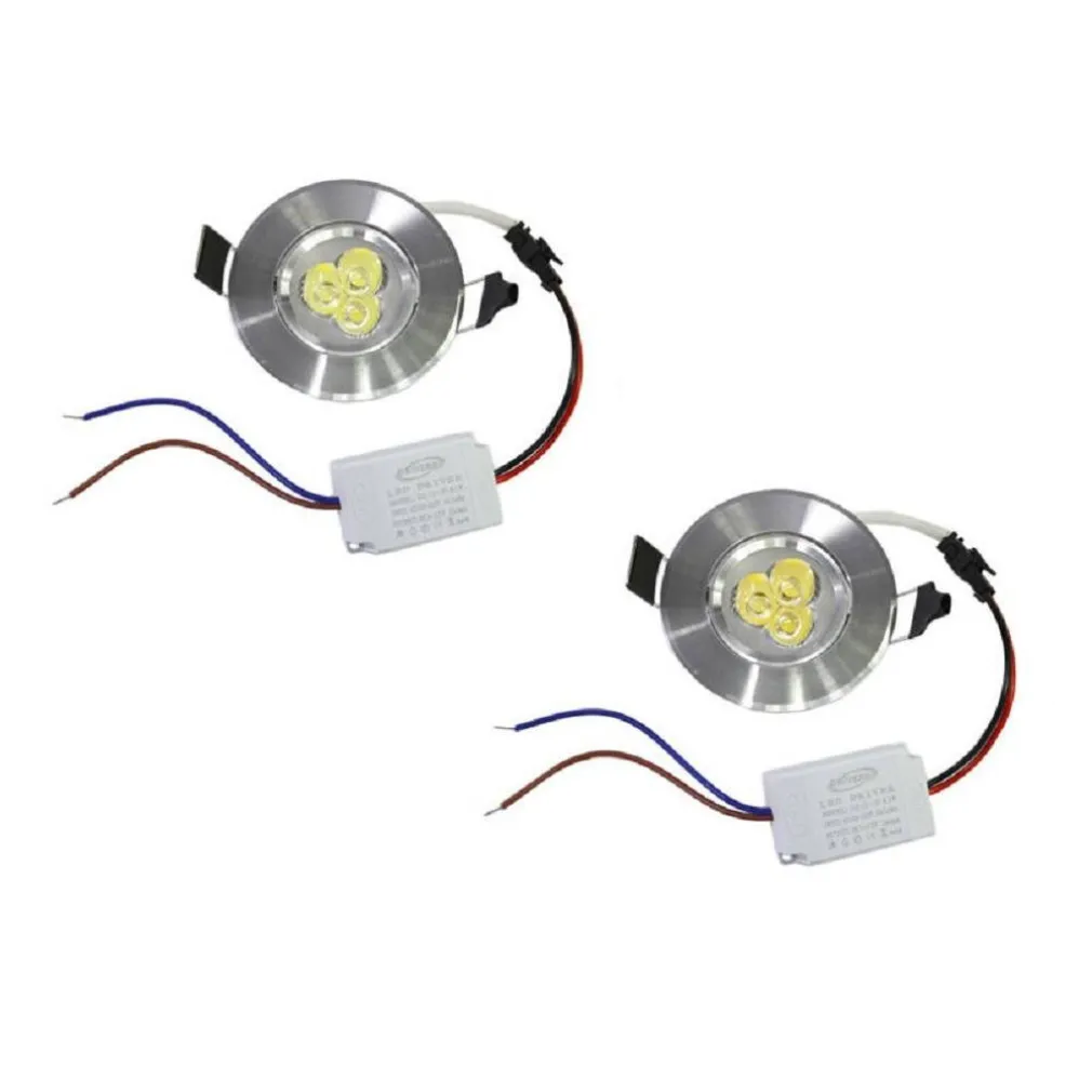 FARETTO INCASSO 3W ORIENTABILE LUCE FREDDA CALDA NATURALE P-55