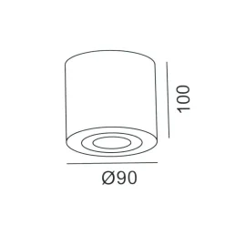 FARETTO LAMPADA SOFFITTO BAGNO VASCA BOX DOCCIA PORTALAMPADA GU10 IMPERMEABILE IP65