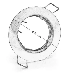 FARETTO LED 6 W INCASSO 6CM TONDO RGB+3000K RGBW GU10 EFFETTI LUCE COLORATA 230V