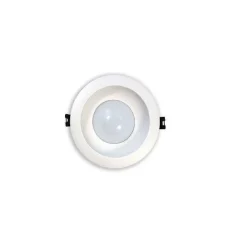 FARETTO LED CIRCLE INCASSO ALETTE PER SOFFITTO PARETE FARO 7W LUCE CALDA LAMPADA