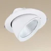FARETTO LED DA INCASSO 40W 4400LM BIANCO ORIENTABILE LUCE 3000K-6500K IP20 00779