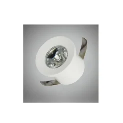 FARETTO LED INCASSO 1 W BORDO BIANCO MINI PUNTO LUCE 6500K 3000K 4000K BLU