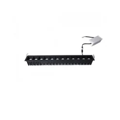 FARETTO LED INCASSO 24W SOFFITTO MODERNO NERO LUCE 6500K 4000K 3000K SPOT