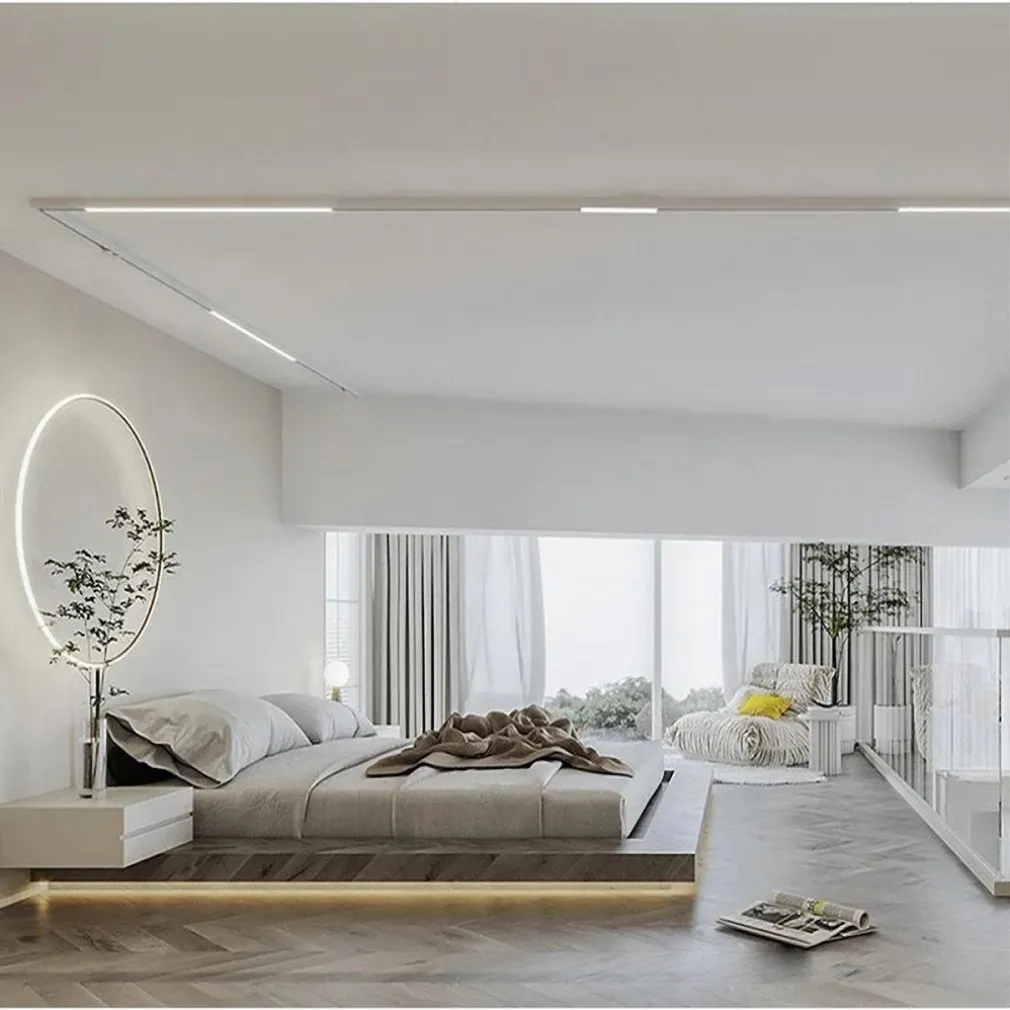 FARETTO LED LINEARE PER BINARIO TRACK MONOFASE 20 WATT ORIENTABILE CCT PST-57-3C