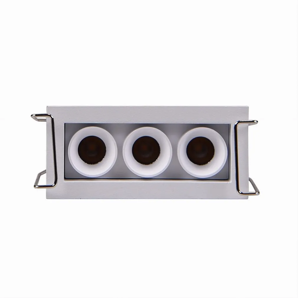 FARETTO LED RETTANGOLARE DA INCASSO 6WATT LUCE 3000K 6000K 4000K MODERNO XTD-3-B