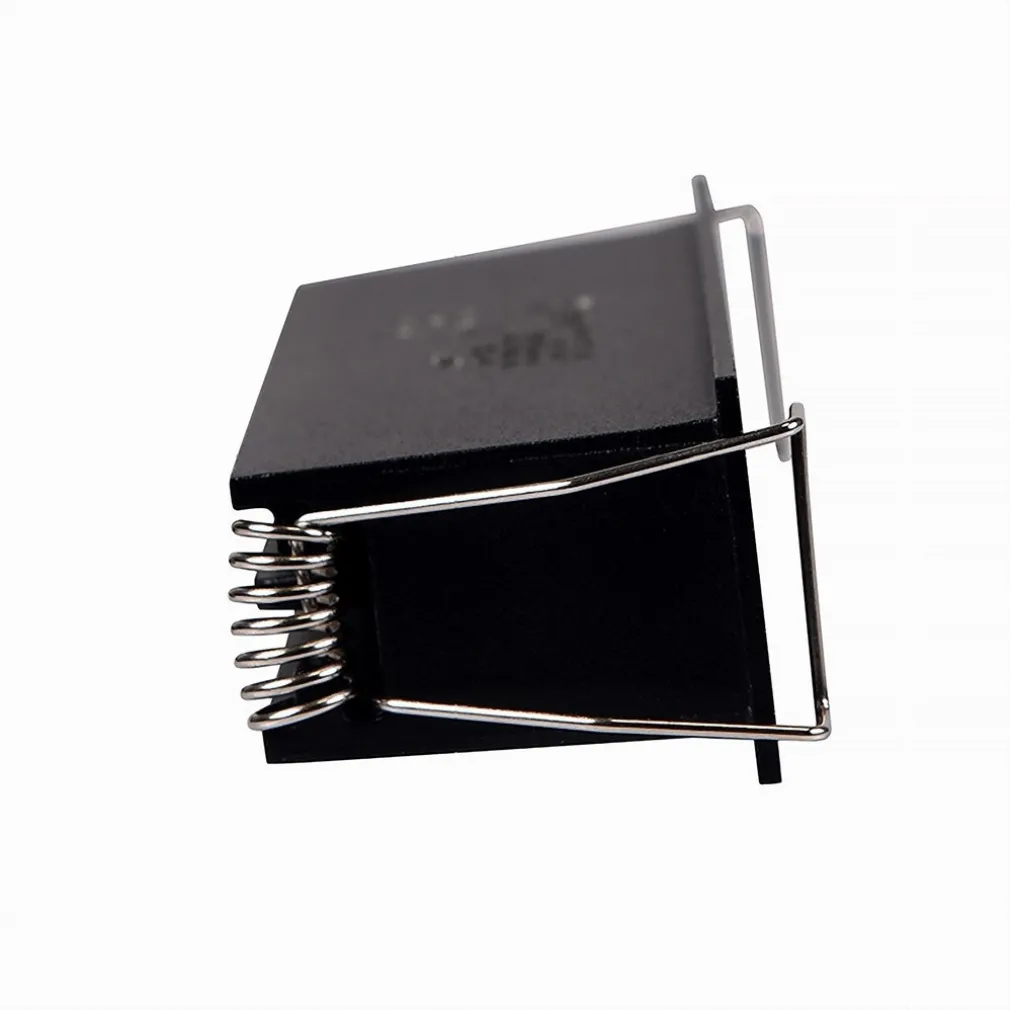 FARETTO LED RETTANGOLARE INCASSO 11W LUCE 6000K 4000K 3000K MODERNO NERO XTD-6-N