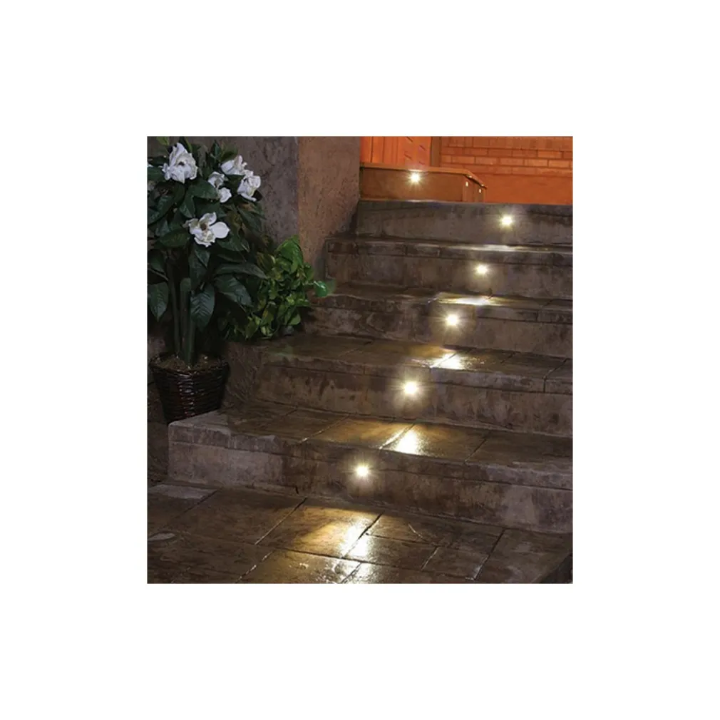 FARETTO LED 1W 220 Volt PUNTO LUCE ORIENTABILE SEGNAPASSO INCASSO CIELO STELLATO