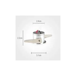 FARETTO LED 1W 220 Volt PUNTO LUCE ORIENTABILE SEGNAPASSO INCASSO CIELO STELLATO