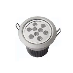 FARETTO LED 9W AD INCASSO ORIENTABILE SPOT A MOLLE CON ALETTE LUCE 220V DRIVER