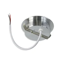 FARETTO LED 3W AD INCASSO ROTONDO LUCE CALDA FREDDA NATURALE OPACO BORDO ARGENTO