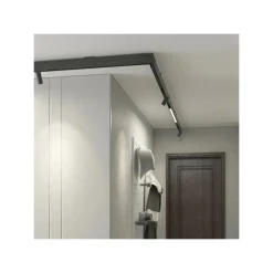 FARETTO LED 14W NERO MAGNETICO PER BINARIO MONOFASE 48V LUCE 3000K 4000K COB-14W