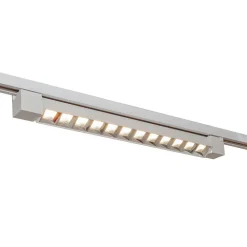 FARETTO ORIENTABILE BINARIO 26 W 12LED BIANCO NERO LUCE 3000K 6500K 4000K PST-47