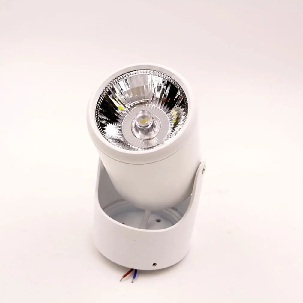 FARETTO ORIENTABILE TRACK SPOTLIGHT 15W BIANCO SUPPORTO MURO SOFFITTO LUCE 4000K 86142