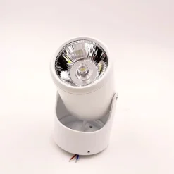 FARETTO ORIENTABILE TRACK SPOTLIGHT 7W BIANCO SUPPORTO MURO SOFFITTO LUCE 4500K 86111