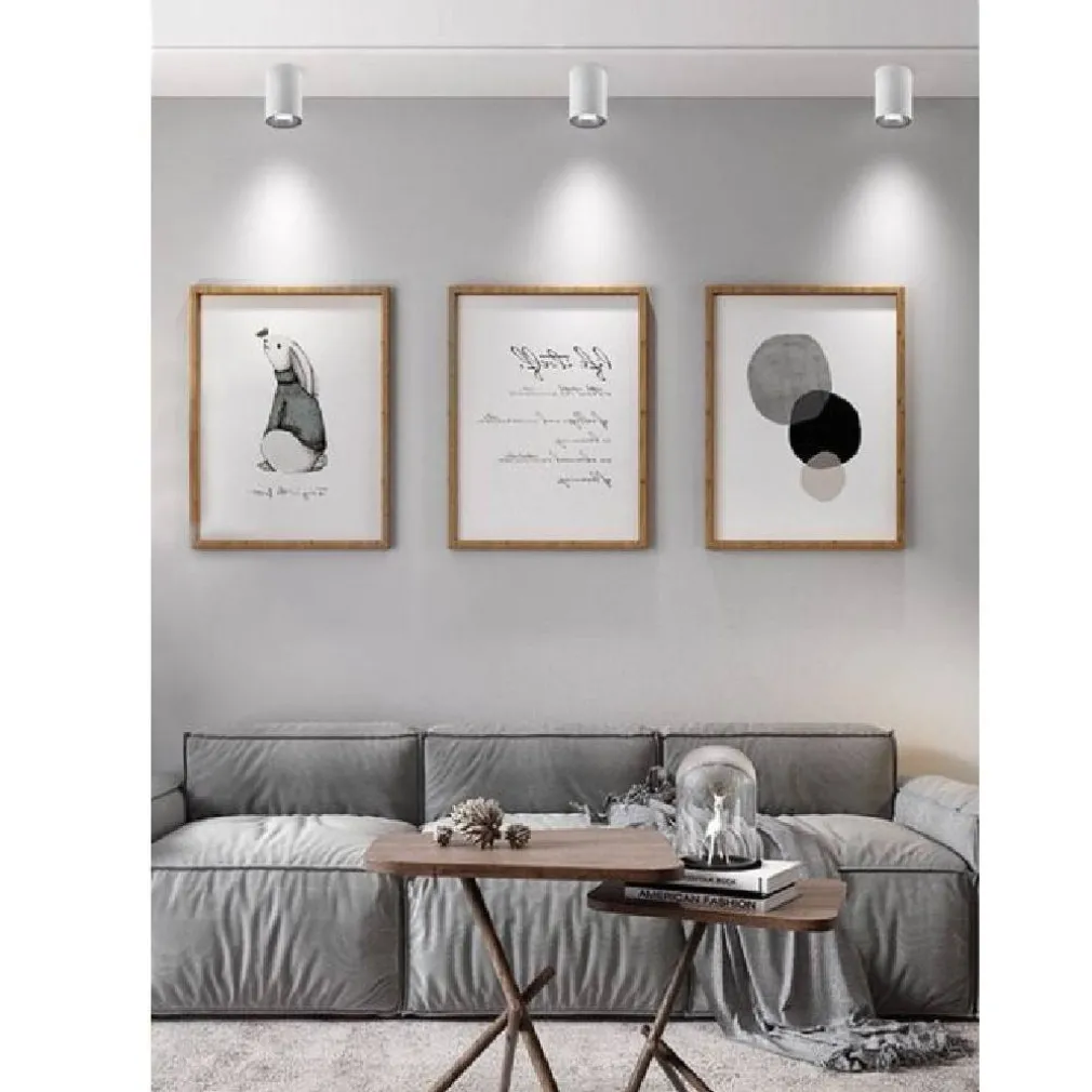 FARETTO PLAFONIERA SOFFITTO 20W APPLIQUE CILINDRO LED COB VARI TONI LUCE F20W-5B