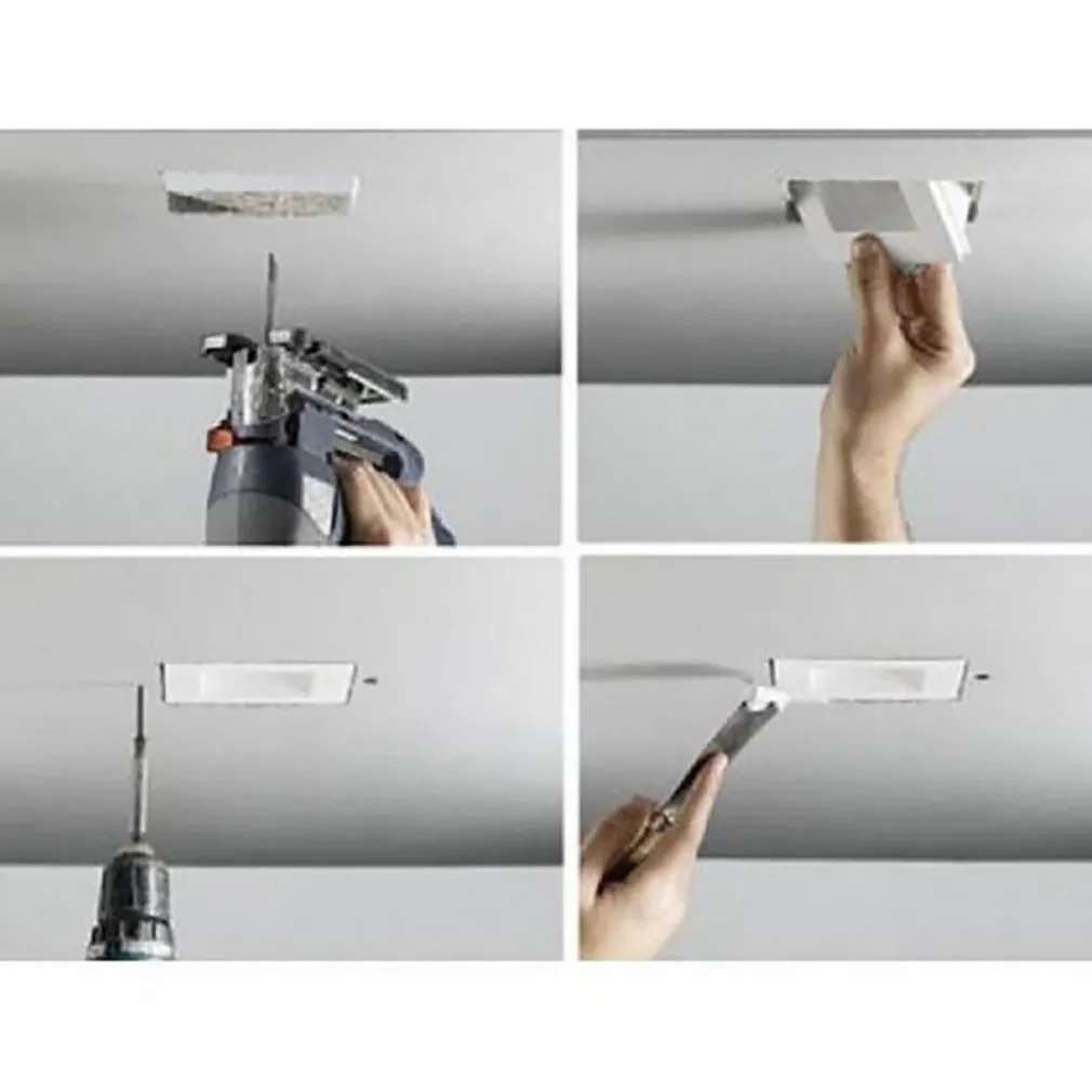 FARETTO SMART GESSO LED GU10 WIFI INCASSO QUADRATO SCOMPARSA RGB CCT ALEXA GOOGLE