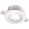 FARETTO SMART GESSO TONDO LED GU10 WIFI LUCE INCASSO RGB CCT ALEXA GOOGLE 125MM