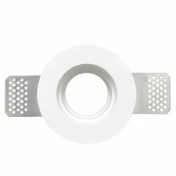 FARETTO SMART GESSO TONDO LED GU10 WIFI LUCE INCASSO RGB CCT ALEXA GOOGLE 125MM