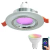 FARETTO SMART INCASSO TONDO BRILLANTINI LED 5 W GU10 RGB WIFI ALEXA GOOGLE HOME