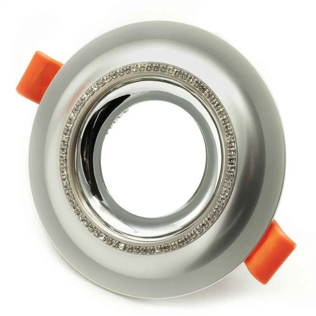 FARETTO SMART INCASSO TONDO BRILLANTINI LED 5 W GU10 RGB WIFI ALEXA GOOGLE HOME