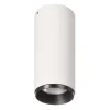 FARETTO SPOT SOFFITTO PLAFONIERA CILINDRO LED CCT 10W 2 IN 1 3000K 4000K MODERNA
