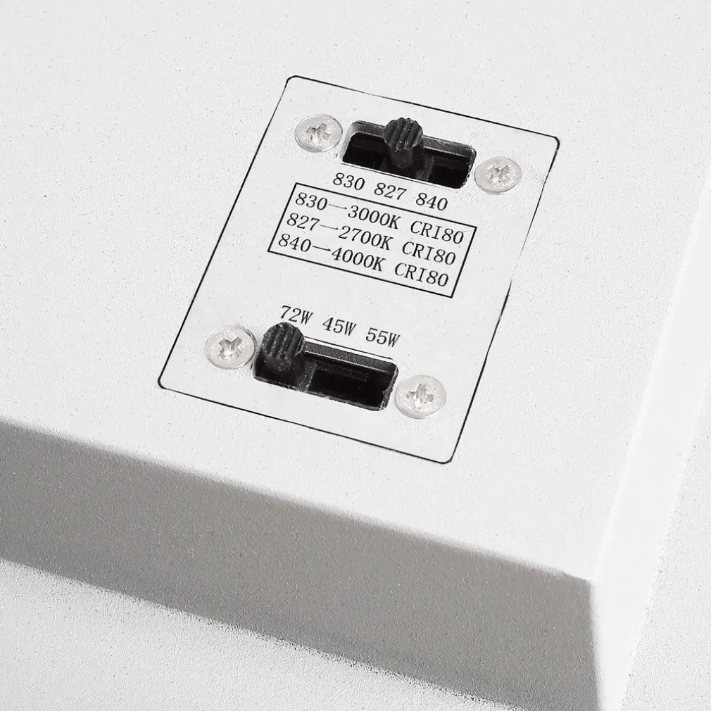 FARETTO TRACK LED CCT 72W BINARIO TRIFASE 3IN1 DIMMERABILE 3 TEMPERATURE LUCE 230V